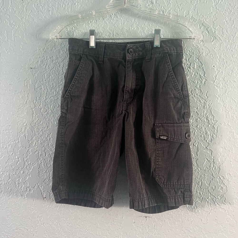 Vans Kids Charcoal Cargo Shorts